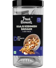 True Elements Kaaju Kishmish Badaam (Pack Of 7 x 30gm) - 210gm
