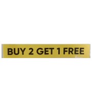 PM Rectangle Sticker Label  2+1 (For 60-70Gm Packs)